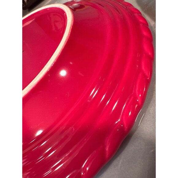 Red Artimino Tuscan Countryside RED Stoneware Plate Set - Picture 5 of 7